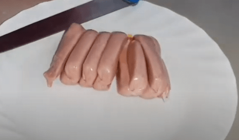 Image showing Chipolata-sausages