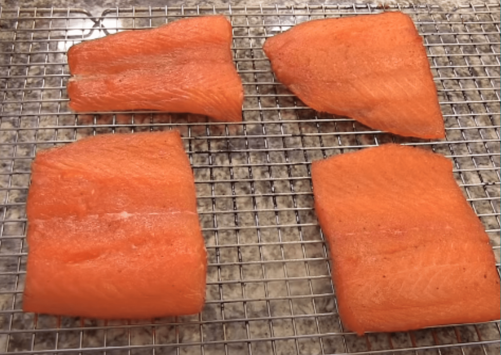 Smoking Salmon in a Smoker.