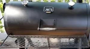 Front Shelf of Longhorn Reverse flow smoker