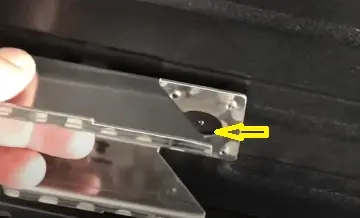 Hole for Rotisserie.