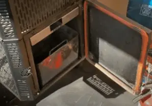 Gasket on firebox door