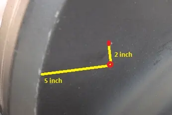 Measure and mark.