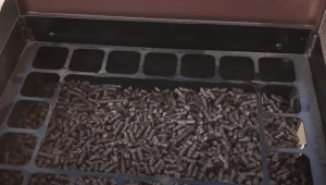 Safety Cover for pellets adjustment