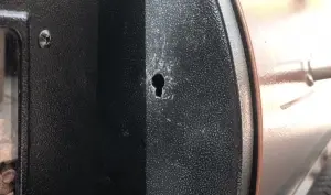 Thermometer Probe Hole