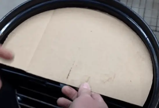 Use cardboard for shape and size