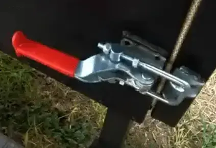 Door latch.