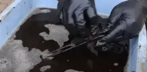 Cleaning interior part