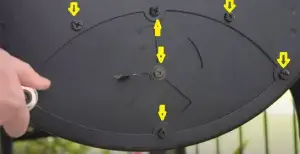 Remove bolts with wrench