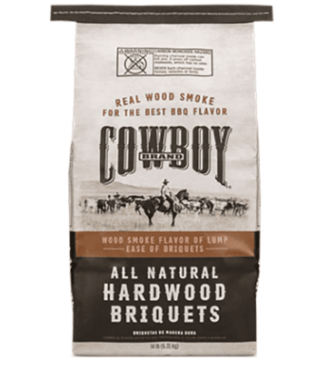 Cowboy 14 Pound All Natural Range Hardwood BBQ Charcoal Briquets