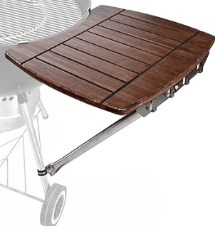 Bamboo Grill Table for 22" Weber