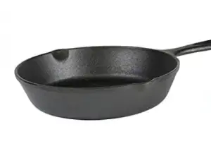 Cast-iron skillet pan.