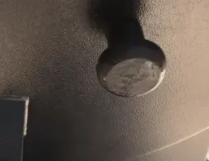 Rod handle attached on sear plate.