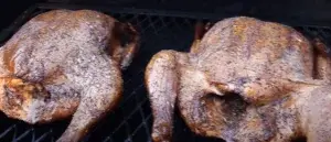 Smoked chicken.