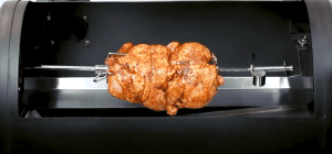 Rotisserie in the Smoker
